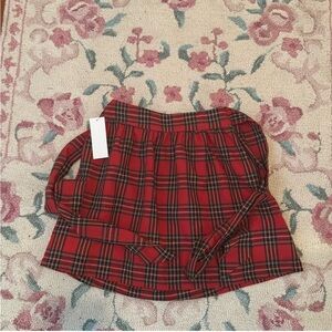 Red Plaid Skirt